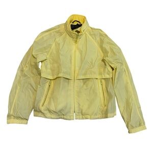 Vintage Eddie Bauer Expedition Outfitter Women's Yellow Windbreaker Size S